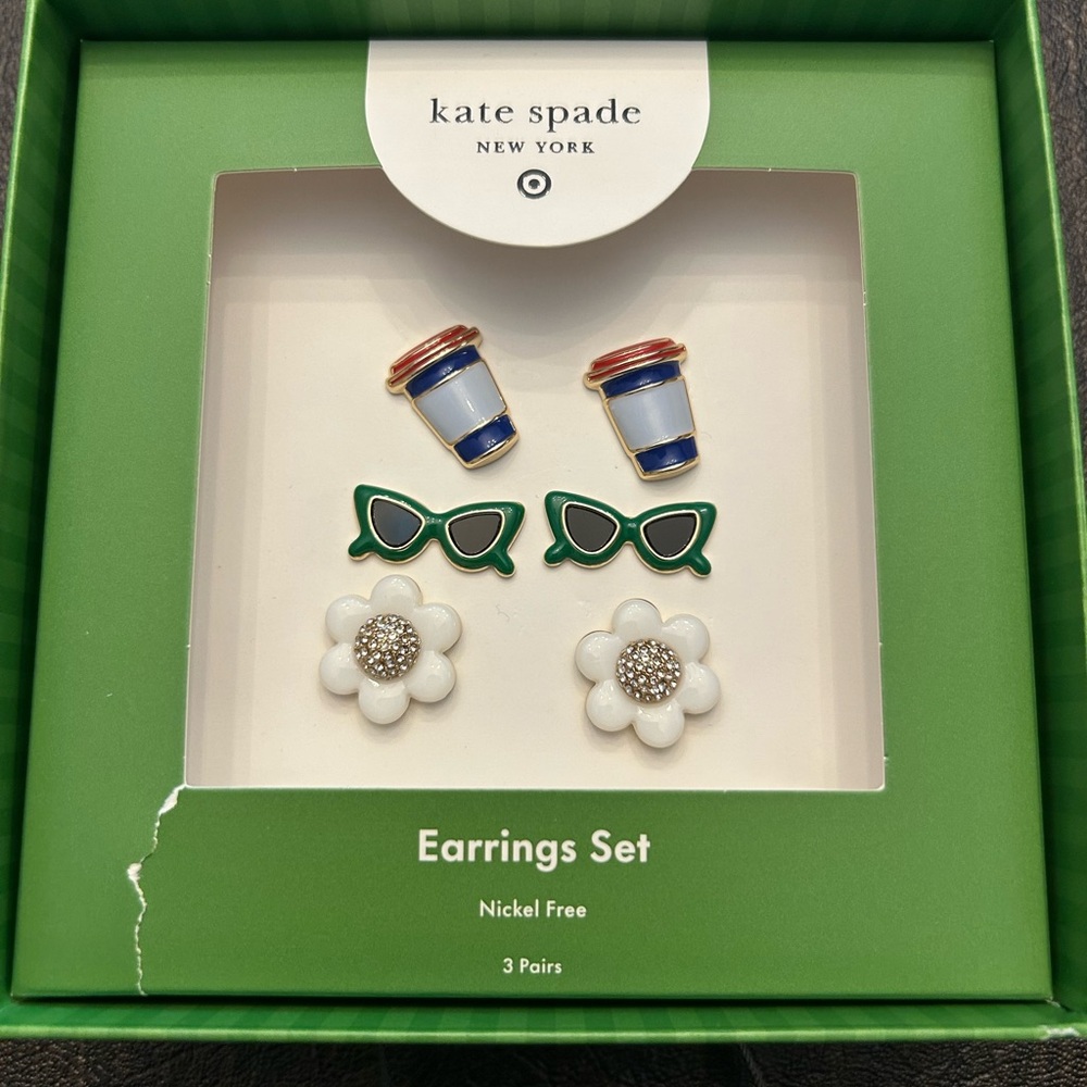 Kate Spade x target collab Earrings Set